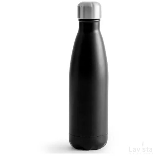 Sagaform Nils stalen fles 500ml zwart