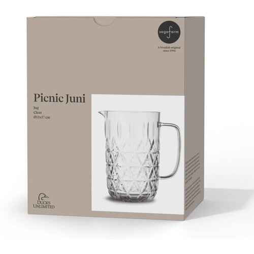 Sagaform Acryl picknickkan Transparant 1200 ml