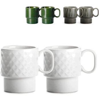 Sagaform Coffee & More koffiemok 2 st. Groen