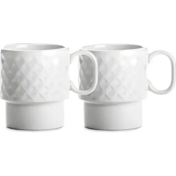 Sagaform Coffee & More koffiemok 2 st. 250ml wit