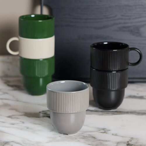 Sagaform Inka beker Zwart 270 ml