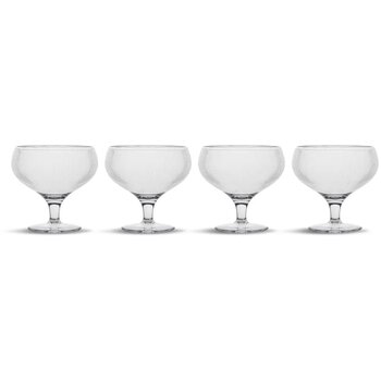 Billi coupe glas set van 4 transparant 300 ml
