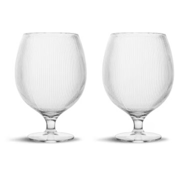 Billi bierglas set van 2 transparant