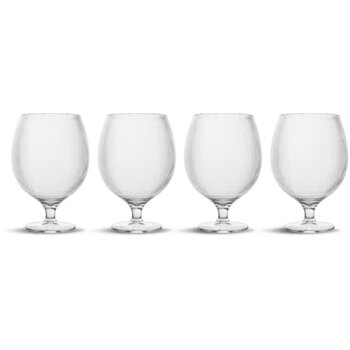Billi bierglas set van 4 transparant