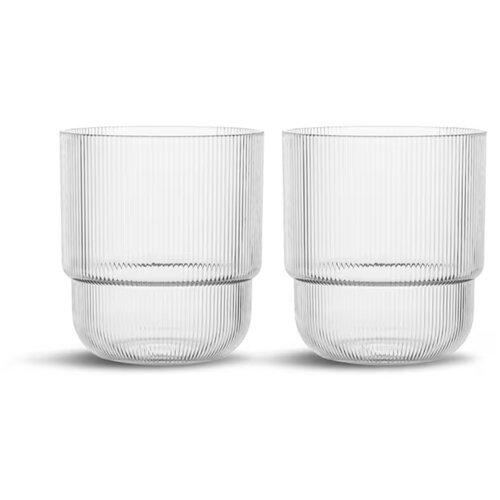 Billi waterglas set van 2 transparant