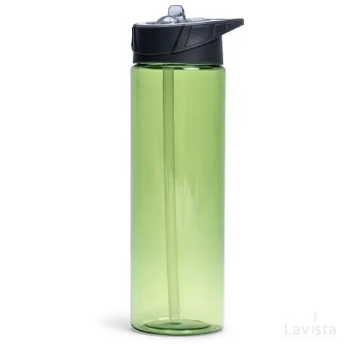 Lord Nelson waterfles met rietje 700ml transparant groen