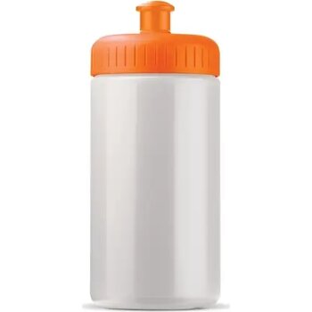 Sportfles Bio basis 500ml basic wit / oranje