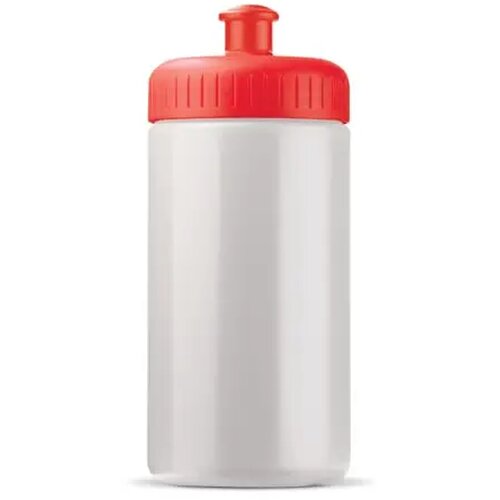 Sportfles Bio basis 500ml basic wit / rood