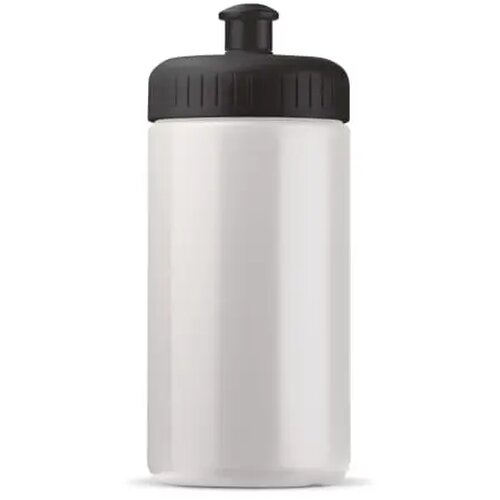 Sportfles Bio basis 500ml basic wit / zwart