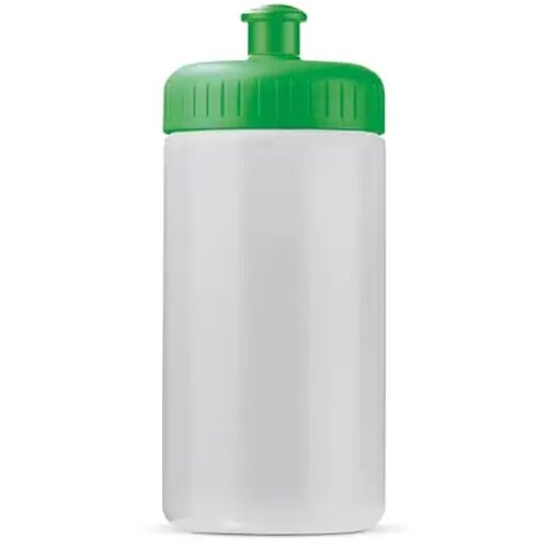 Sportfles Bio basis 500ml basic transparant groen