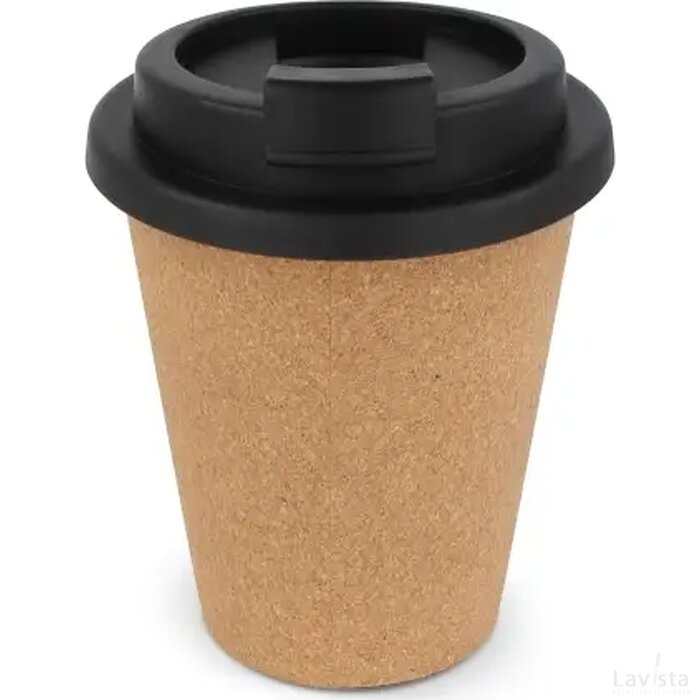 R-PP Kurk koffiebeker 350 ml zwart