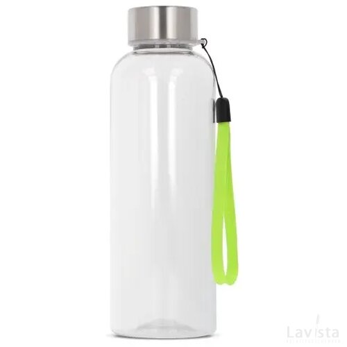 Waterfles Jude R-PET 500ml transparant licht groen
