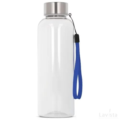 Waterfles Jude R-PET 500ml transparant blauw
