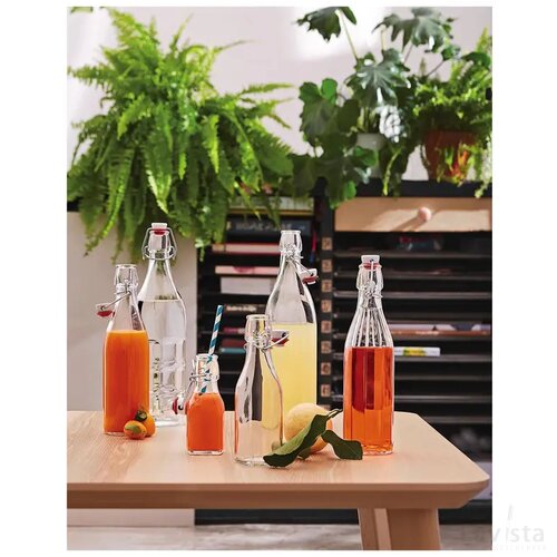 Vidrio Bottle 1 L Waterfles Transparant