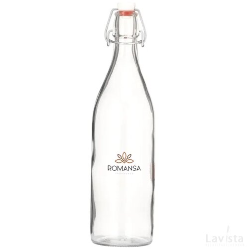 Vidrio Bottle 1 L Waterfles Transparant