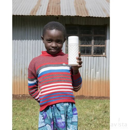 Join The Pipe Nairobi Ring Bottle White 500Ml Waterfles Wit/Wit