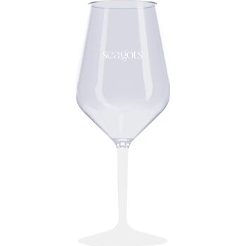 Happyglass Lady Abigail Colour Wijnglas Tritan 460 Ml Transparant Wit