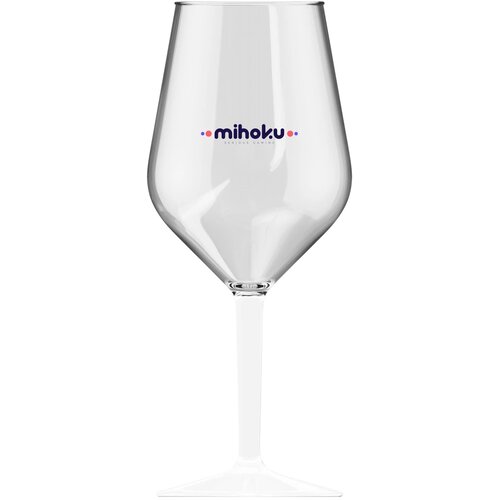 Happyglass Lady Abigail Colour Wijnglas Tritan Transparant/Wit 460 ml