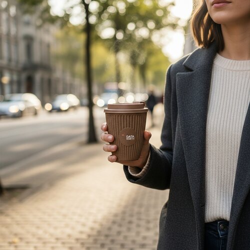 Duurzame Dubbelwandige Koffiebeker (250 Ml) Bruin 250 ml