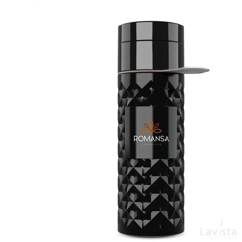 Join The Pipe Nairobi Ring Bottle Black 500Ml Waterfles Zwart/Grijs