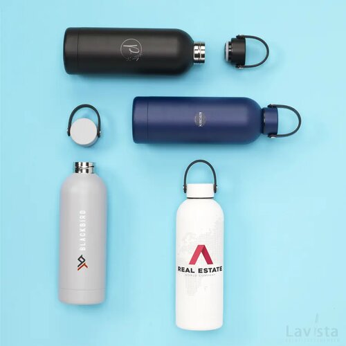 Nevada Rcs Recycled Steel Bottle 500 Ml Drinkfles Donkerblauw