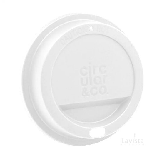 Circular&Co Returnable Cup Lid 340 Ml Koffiebeker Wit