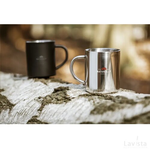 Isolatie mokken Recycled Steel Zilver