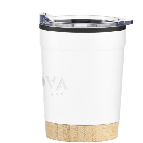 Gerecycled Rvs Koffiebeker met bamboe