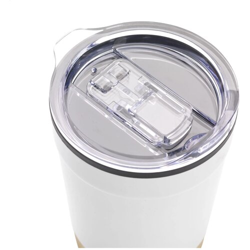 Gerecycled Rvs Koffiebeker met bamboe