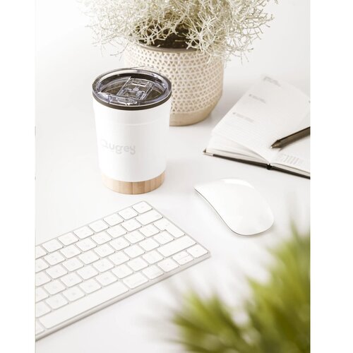 Gerecycled Rvs Koffiebeker met bamboe