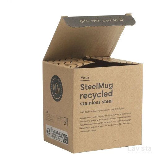 Steelmug Rcs Recycled Steel 220 Ml Zilver