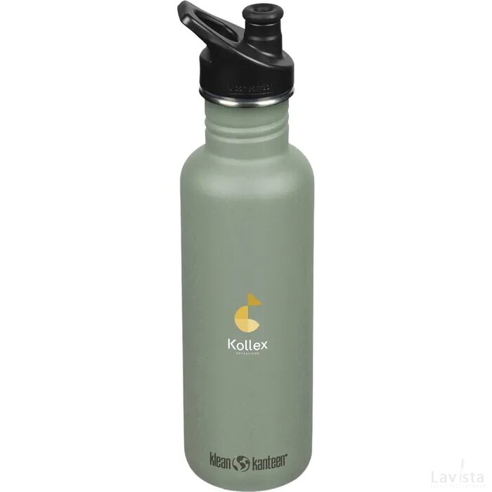 Klean Kanteen Classic Recycled Water Bottle 800 Ml Groen