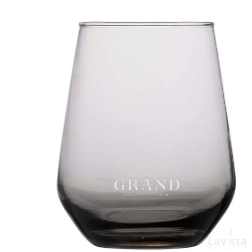 Smokey Waterglas 450 Ml Transparant