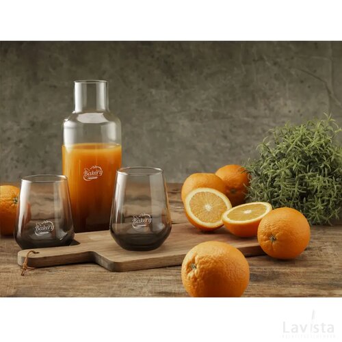 Smokey Waterglas 450 Ml Transparant