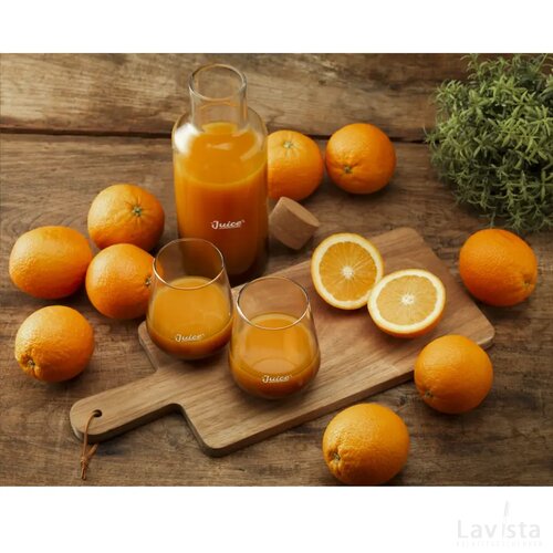 Smokey Waterglas 450 Ml Transparant