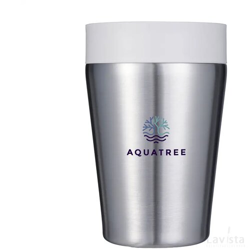 Circular&Co Recycled Stainless Steel Coffee Cup 227 Ml Wit