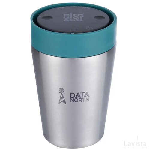Circular&Co Recycled Stainless Steel Coffee Cup 227 Ml Groen