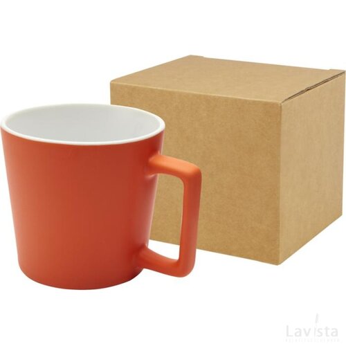 Cali mok met matte afwerking oranje
