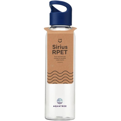 Sirius Grs Rpet 650 Ml Transparant Blauw