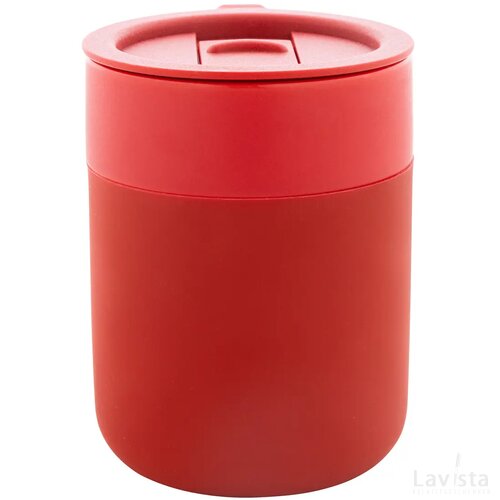 Keramische reisbeker (300 ml) Rood