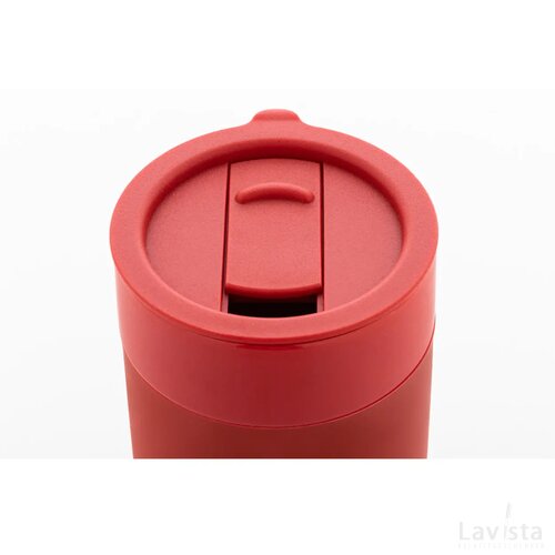 Keramische reisbeker (300 ml) Rood