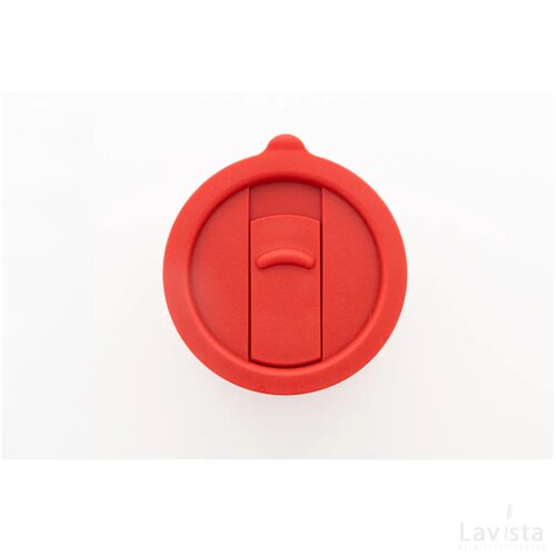 Keramische reisbeker (300 ml) Rood