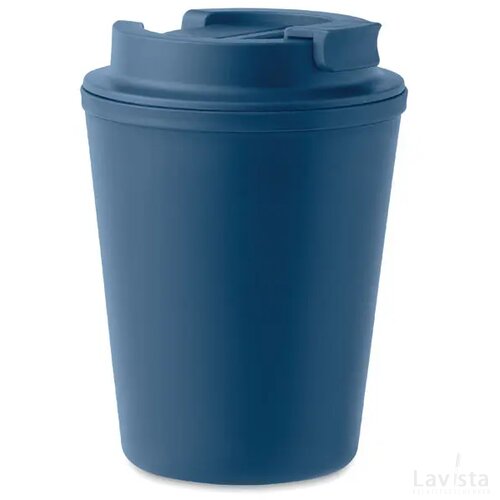Gerecyclede koffiebeker (300 ml) Blauw