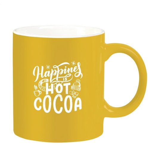 Kitty Mug Mok 350 ml Geel 350 ml