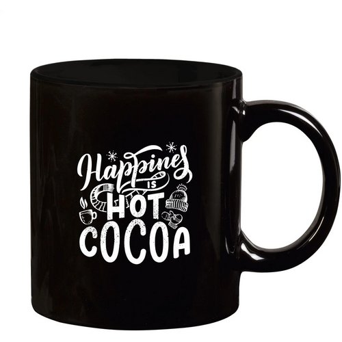 Kitty Mug Mok 350 ml Zwart/Zwart 350 ml