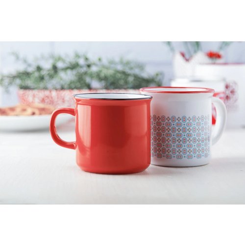 Woodstock Vintage Mok Rood 300 ml