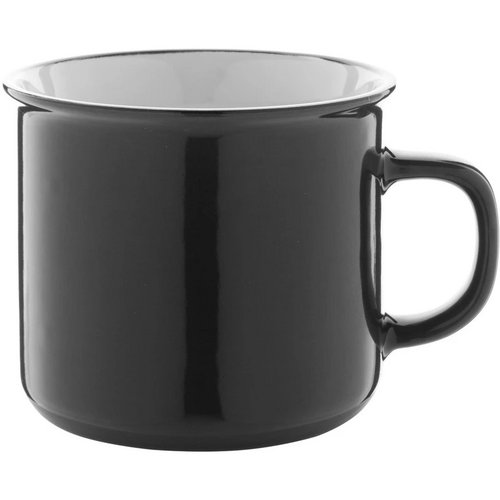 Woodstock Vintage Mok Zwart 300 ml
