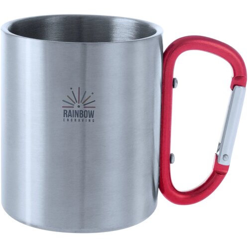 Bastic Metalen Mok Rood 200 ml 200 ml