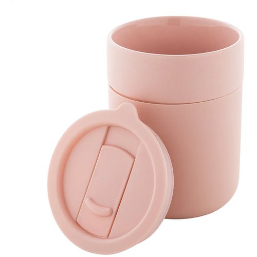 Keramische reisbeker Roze 300 ml