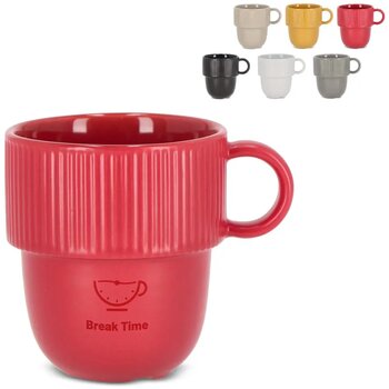 Sagaform Inka mok met oor 270ml grijs Sagaform Inka mok met oor 270ml grijs